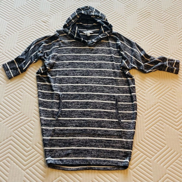 Market & Spruce Striped Hoodie - Picture 1 of 3